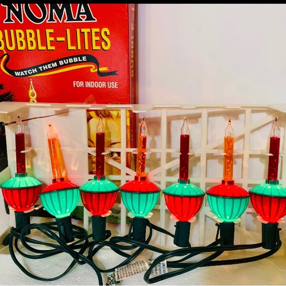 NOMA BUBBLE LIGHTS String of 7 Midwest of Cannon Falls - Picture 2 of 8